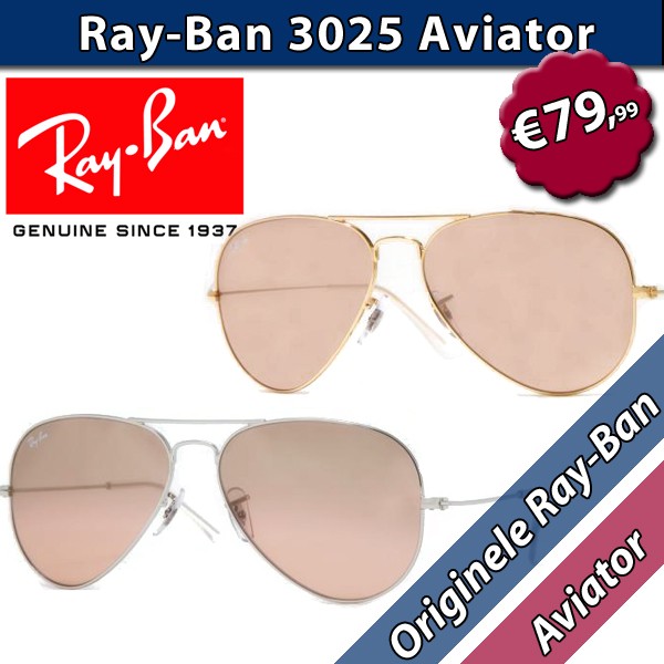 Een Dag Actie - Ray-ban Aviator 3025 Dagaanbieding