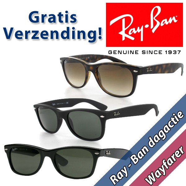 Een Dag Actie - Ray-ban New Wayfarer 2132 Dagactie