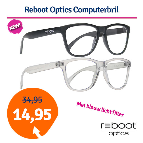 Een Dag Actie - Reboot Optics Computerbril Een Dag Actie - Reboot Optics Computerbril