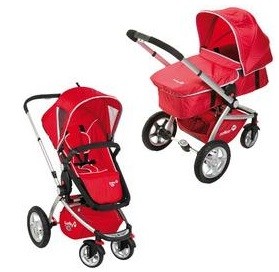 Een Dag Actie - Safety1st Roadmaster Red Combi-kinderwagen Een Dag Actie - Safety1st Roadmaster Red Combi-kinderwagen