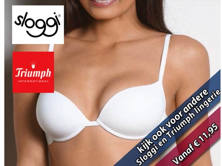 Een Dag Actie - Sloggi Sensual Fresh Whp Wit Een Dag Actie - Sloggi Sensual Fresh Whp Wit