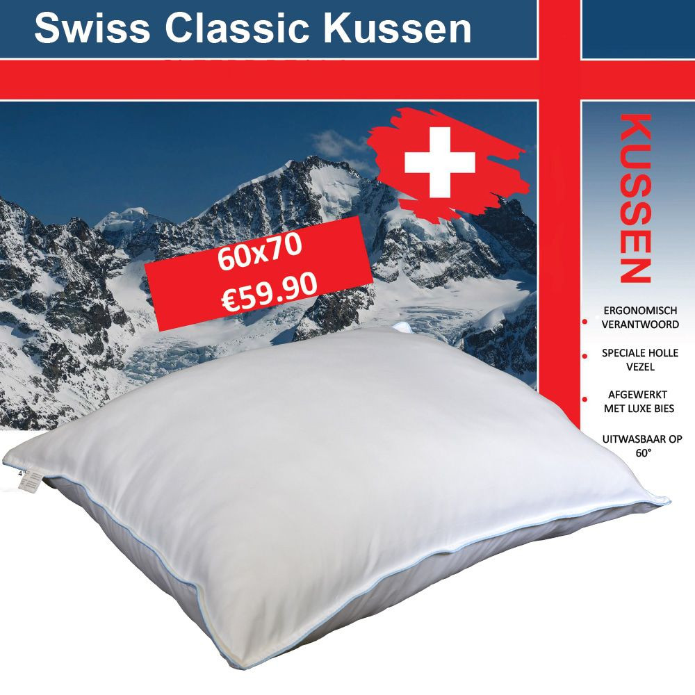 Een Dag Actie - Swiss Classic Hoofdkussen Een Dag Actie - Swiss Classic Hoofdkussen
