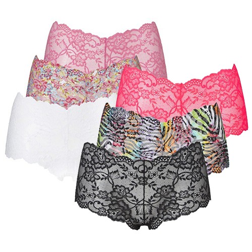 Een Dag Actie - Ten Cate Lace Hipster 3 Pack Pink Een Dag Actie - Ten Cate Lace Hipster 3 Pack Pink