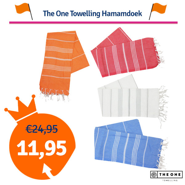 Een Dag Actie - The One Towelling Hamamdoek Koningsdag