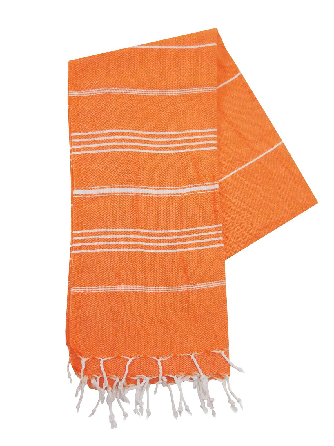 Een Dag Actie - The One Towelling Hamamdoek Oranje/Wit