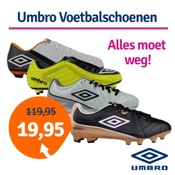 Een Dag Actie - Umbro Voetbalschoenen Heren Een Dag Actie - Umbro Voetbalschoenen Heren