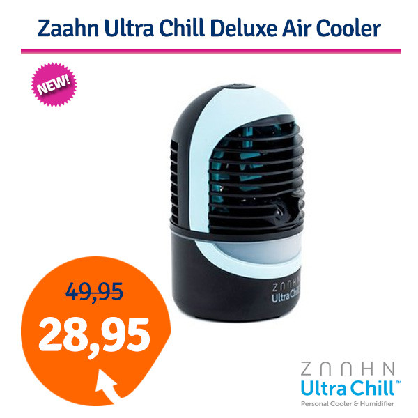Een Dag Actie - Zaahn Ultra Chill Deluxe - Air Cooler Een Dag Actie - Zaahn Ultra Chill Deluxe - Air Cooler