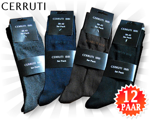 1 Day Fly - 12 Paar Cerruti Heren Sokken 1 Day Fly - 12 Paar Cerruti Heren Sokken