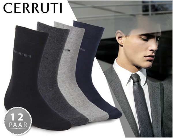 1 Day Fly - 12 Paar Cerruti Herensokken Naar Keuze 1 Day Fly - 12 Paar Cerruti Herensokken Naar Keuze