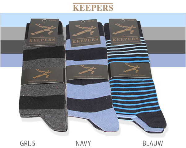 1 Day Fly - 12 Paar Keepers Herensokken Met Streep 1 Day Fly - 12 Paar Keepers Herensokken Met Streep
