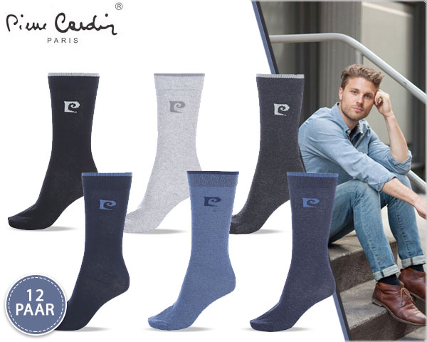 1 Day Fly - 12 Paar Pierre Cardin Herensokken 1 Day Fly - 12 Paar Pierre Cardin Herensokken