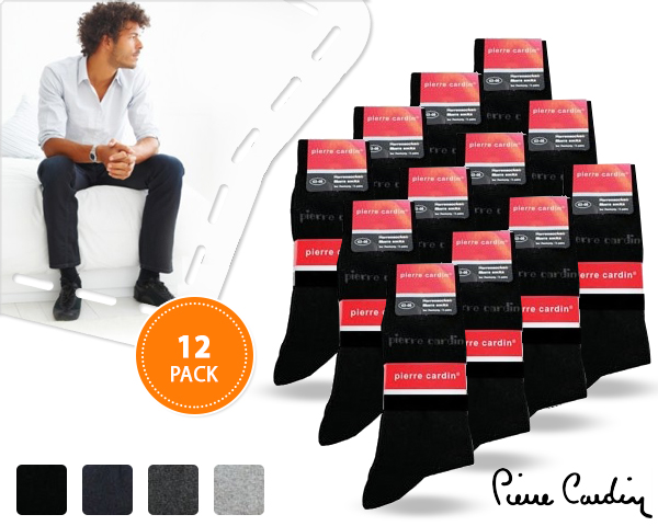 1 Day Fly - 12 Paar Pierre Cardin Sokken In 4 Kleuren