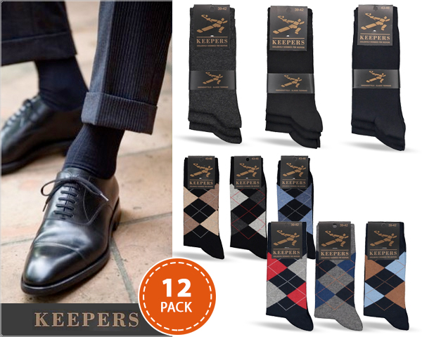 1 Day Fly - 12-Pack Chique Keepers Herensokken 1 Day Fly - 12-Pack Chique Keepers Herensokken