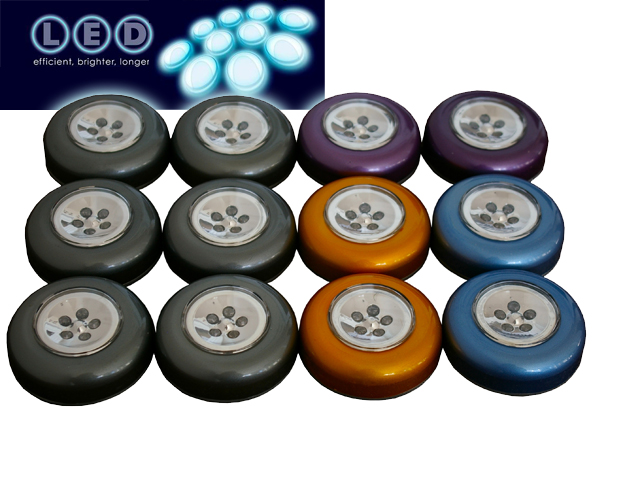 1 Day Fly - 12 Sterke Led Touch Lights 1 Day Fly - 12 Sterke Led Touch Lights