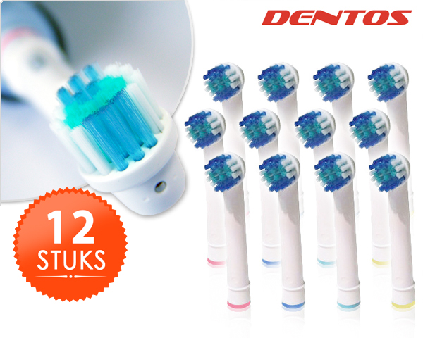 1 Day Fly - 12 Stuks Dentos Opzetborstels Voor Oral B Tandenborstels 1 Day Fly - 12 Stuks Dentos Opzetborstels Voor Oral B Tandenborstels