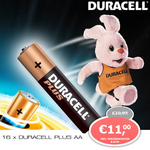 1 Day Fly - 16 X Duracell Aa Batterijen