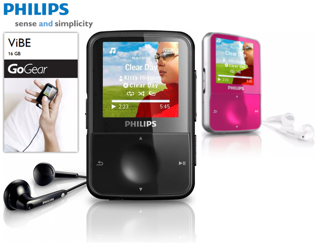 1 Day Fly - 16Gb Philips Mp3 Speler 1 Day Fly - 16Gb Philips Mp3 Speler