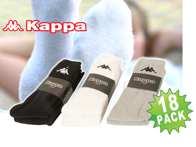1 Day Fly - 18 Paar Kappa Sokken In 3 Kleuren 1 Day Fly - 18 Paar Kappa Sokken In 3 Kleuren