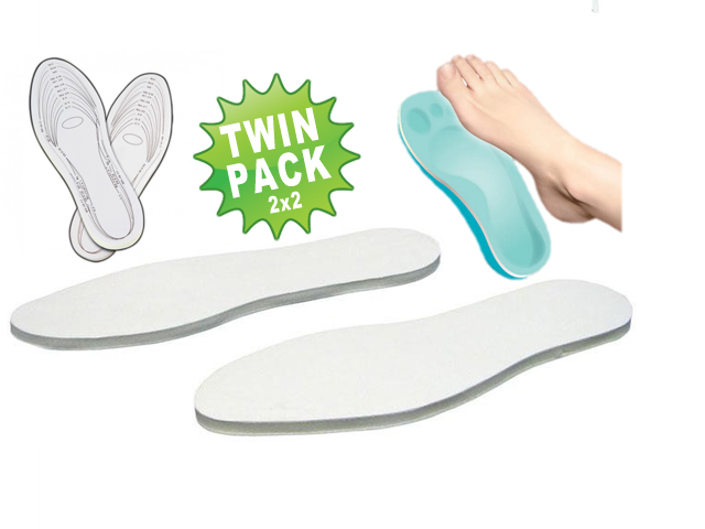 1 Day Fly - 2 Paar Memory Foam Inlegzooltjes