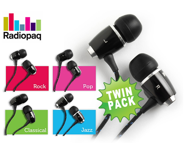 1 Day Fly - 2 X Radiopaq Custom Tuned Earphones 1 Day Fly - 2 X Radiopaq Custom Tuned Earphones