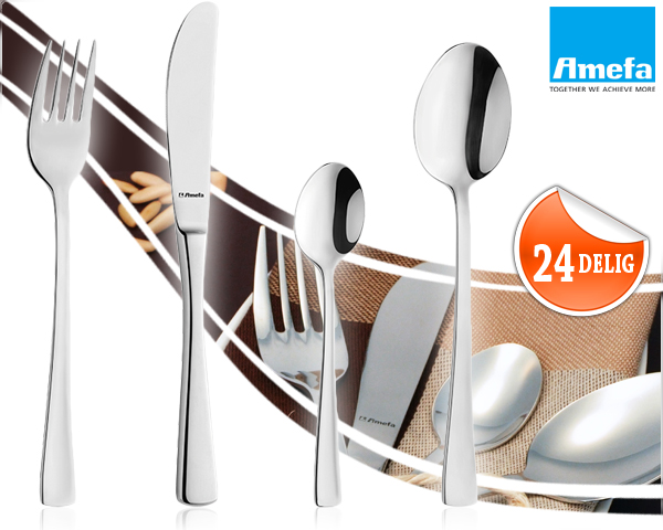 1 Day Fly - 24-Delige Amefa Bestekset 1 Day Fly - 24-Delige Amefa Bestekset