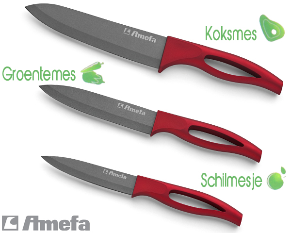 1 Day Fly - 3-Delige Amefa Messenset 1 Day Fly - 3-Delige Amefa Messenset
