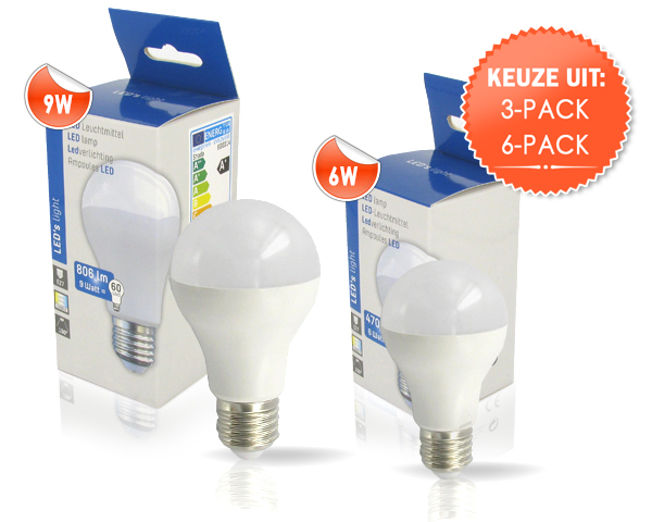 1 Day Fly - 3 Of 6 Stuks Ledlampen 1 Day Fly - 3 Of 6 Stuks Ledlampen