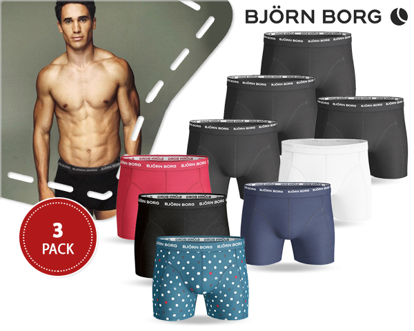1 Day Fly - 3-​Pack Björn Borg Boxershorts
