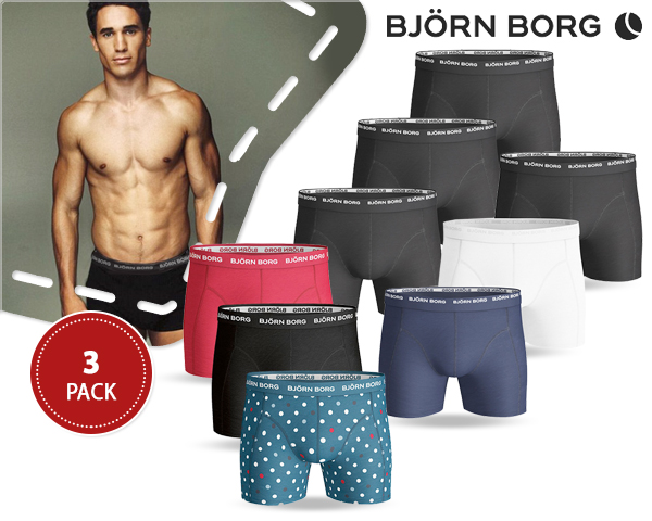 1 Day Fly - 3-Pack Björn Borg Boxershorts 1 Day Fly - 3-Pack Björn Borg Boxershorts