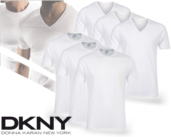 1 Day Fly - 3-Pack Dkny Witte Shirts Ronde Of V-Hals 1 Day Fly - 3-Pack Dkny Witte Shirts Ronde Of V-Hals