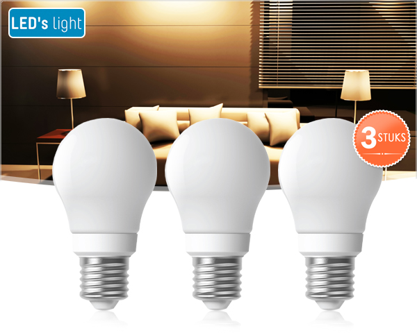 1 Day Fly - 3-Pack Led'S Light Peerlampen Met 2700 Kelvin 1 Day Fly - 3-Pack Led'S Light Peerlampen Met 2700 Kelvin