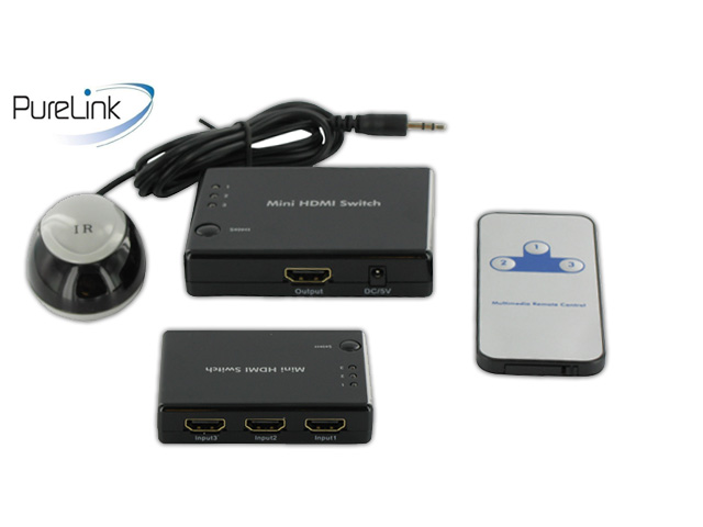 1 Day Fly - 3 Poorts Hdmi Switch Met Afstandsbediening 1 Day Fly - 3 Poorts Hdmi Switch Met Afstandsbediening