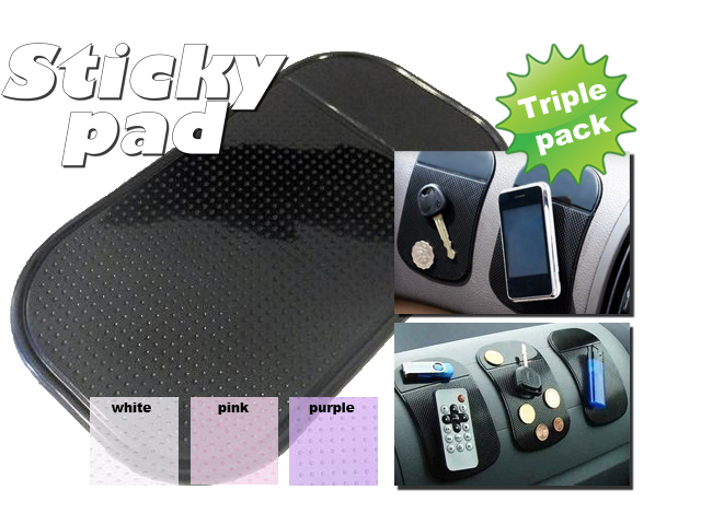 1 Day Fly - 3 Sticky Pads Voor In De Auto 1 Day Fly - 3 Sticky Pads Voor In De Auto