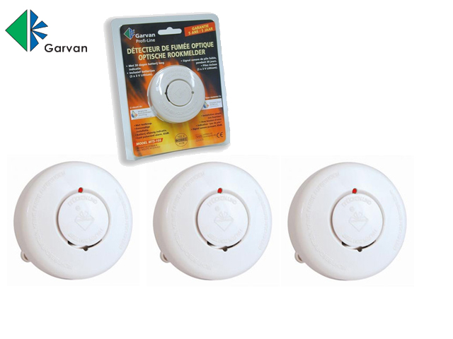 1 Day Fly - 3 X Optische Rookmelder 1 Day Fly - 3 X Optische Rookmelder