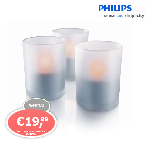 1 Day Fly - 3 X Philips Imageo Led Sfeerlampjes 1 Day Fly - 3 X Philips Imageo Led Sfeerlampjes