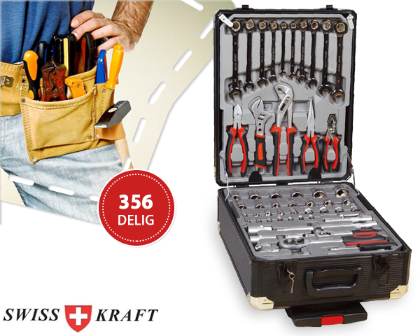 1 Day Fly - 356-Delige Swiss Kraft Trolley 1 Day Fly - 356-Delige Swiss Kraft Trolley
