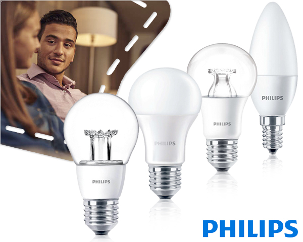 1 Day Fly - 4 Stuks Philips Led Lampen