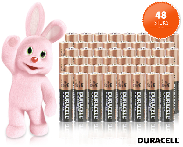 1 Day Fly - 48 Duracell Batterijen