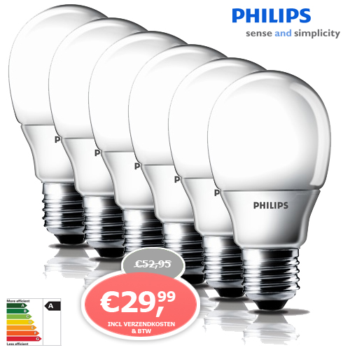 1 Day Fly - 6 X Philips Spaarlamp 1 Day Fly - 6 X Philips Spaarlamp