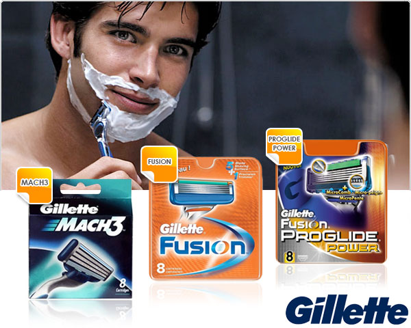 1 Day Fly - 8-​Pack Gillette Mach3, Fusion Of Proglide Power