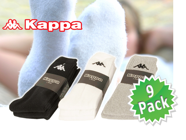 1 Day Fly - 9 Paar Kappa Sokken In 3 Kleuren 1 Day Fly - 9 Paar Kappa Sokken In 3 Kleuren