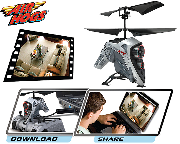 1 Day Fly - Air Hogs Hawkeye Rc Helikopter 1 Day Fly - Air Hogs Hawkeye Rc Helikopter