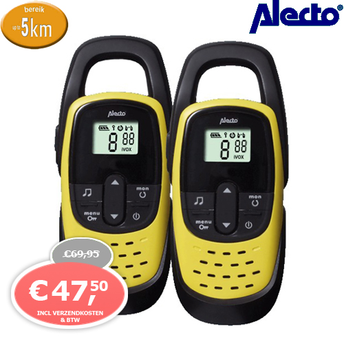 1 Day Fly - Alecto Portofoon Twinset 1 Day Fly - Alecto Portofoon Twinset