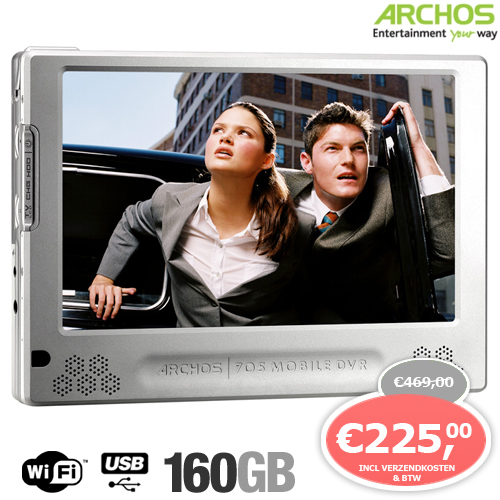 1 Day Fly - Archos 705 160Gb Wifi