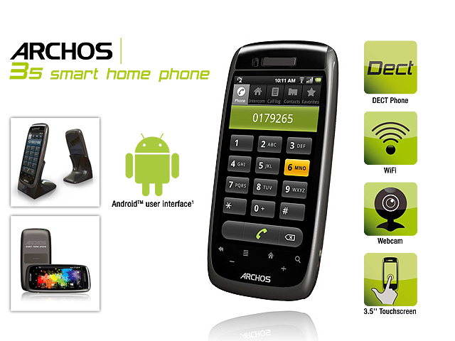 1 Day Fly - Archos Android Dect Telefoon 1 Day Fly - Archos Android Dect Telefoon