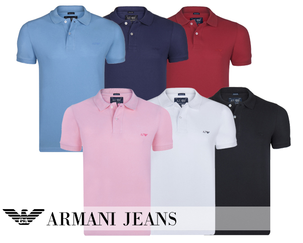 1 Day Fly - Armani Jeans Polo In 6 Kleuren 1 Day Fly - Armani Jeans Polo In 6 Kleuren
