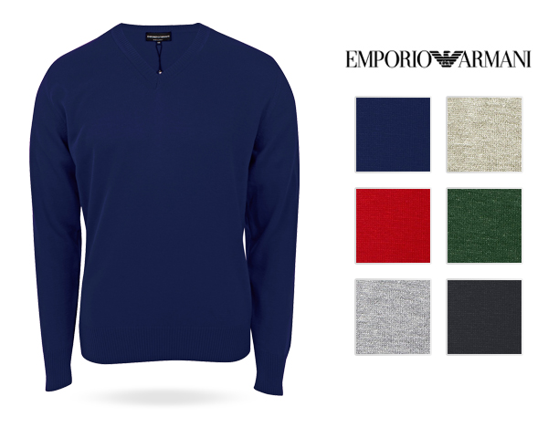 1 Day Fly - Armani V-Hals Pull Over In 6 Kleuren 1 Day Fly - Armani V-Hals Pull Over In 6 Kleuren