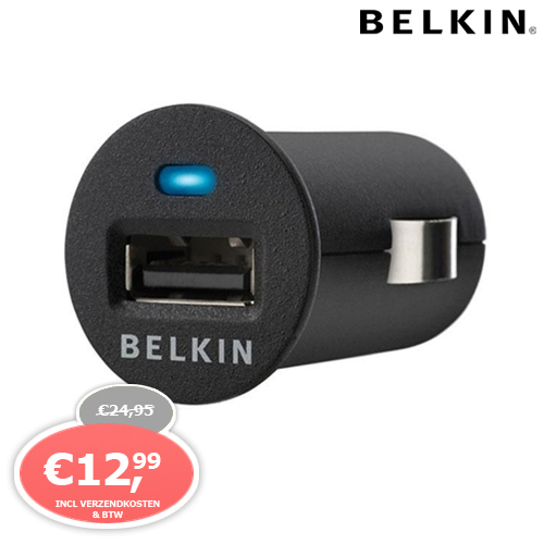 1 Day Fly - Belkin Micro Usb-autoadapter 1 Day Fly - Belkin Micro Usb-autoadapter