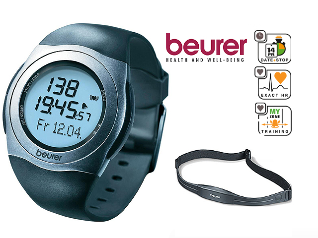 1 Day Fly - Beurer Hartslag Horloge Met Borstband 1 Day Fly - Beurer Hartslag Horloge Met Borstband