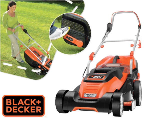 1 Day Fly - Black+Decker 1800W Elektrische Grasmaaier 1 Day Fly - Black+Decker 1800W Elektrische Grasmaaier